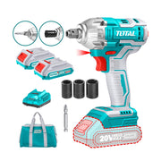 Potente Llave de Impacto Inalámbrica Profesional 1/2" Brushless 20V con Adaptador Atornillador - ¡Máxima Eficiencia!